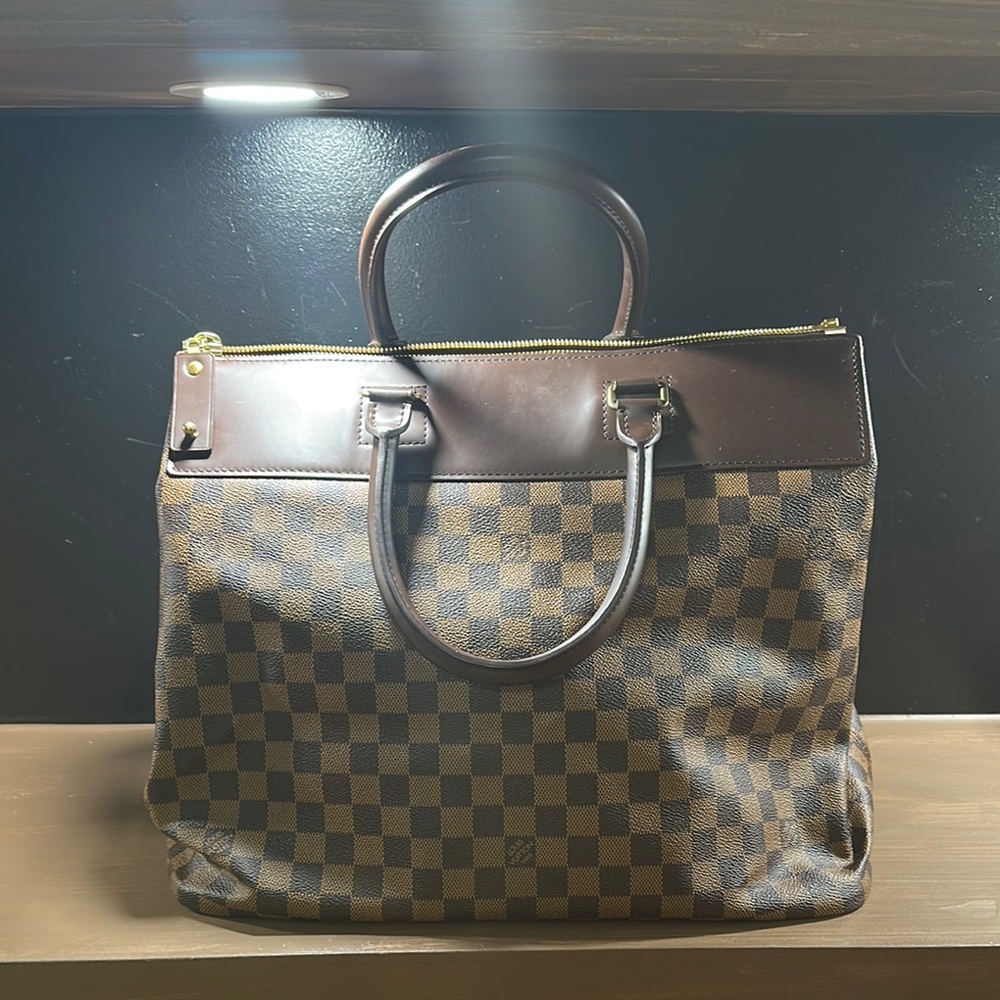 Louis Vuitton Brown Checkered Tote